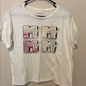 AE MTV cropped t-shirt